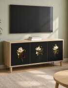 vidaXL ТВ шкаф BREMEN 102 x 33 x 50 см Сонома Инженерна дървесина