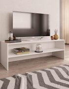 vidaXL ТВ шкаф бял 120x40x40 см инженерно дърво