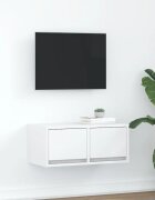 vidaXL ТВ шкаф бял 60x31x255 cm Изработена дървесина