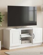 vidaXL ТВ шкаф Бяло 102 x 345 x 47 см Инженерна дървесина