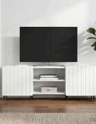 vidaXL ТВ шкаф Бяло 150 x 31 x 52 см Инженерна дървесина