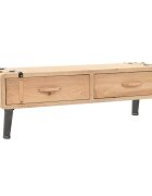vidaXL ТВ шкаф чам масив 120x33x35 см
