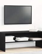 vidaXL ТВ шкаф черен дъб 100x40x40 см ПДЧ
