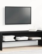 vidaXL ТВ шкаф Черен дъб 120x40x40 cm Инженерна дървесина