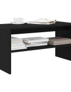 vidaXL ТВ шкаф Черен дъб 80x40x40 cm Инженерна дървесина