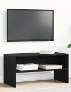 vidaXL ТВ шкаф Черен дъб 80x40x40 cm Инженерна дървесина