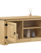vidaXL ТВ шкаф Corona 100x40x52 см бор масив