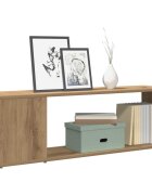 vidaXL ТВ шкаф дъб артизан 100x24x32 см инженерно дърво