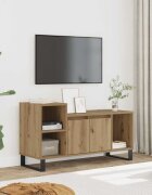 vidaXL ТВ шкаф дъб артизан 100x35x55 см инженерно дърво