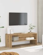 vidaXL ТВ шкаф дъб артизан 100x40x40 см инженерно дърво
