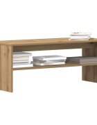 vidaXL ТВ шкаф дъб артизан 100x40x40 см инженерно дърво