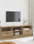 vidaXL ТВ шкаф дъб артизан 150x335x45 см инженерно дърво