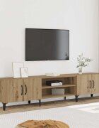 vidaXL ТВ шкаф дъб артизан 180x315x40 см инженерно дърво