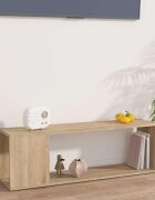 vidaXL ТВ шкаф дъб сонома 100x24x32 см инженерно дърво