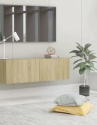 vidaXL ТВ шкаф дъб сонома 100x30x30 см инженерно дърво