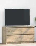 vidaXL ТВ шкаф Дъб Сонома 100x35x54 cm Инженерна дървесина