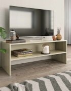 vidaXL ТВ шкаф дъб сонома 100x40x40 см инженерно дърво