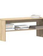 vidaXL ТВ шкаф дъб сонома 100x40x40 см ПДЧ
