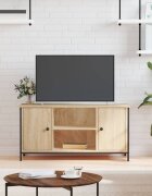 vidaXL ТВ шкаф дъб сонома 100x40x50 см инженерно дърво