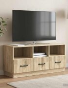 vidaXL ТВ шкаф Дъб сонома 102 x 345 x 47 см Инженерна дървесина