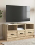 vidaXL ТВ шкаф Дъб сонома 102 x 345 x 47 см Инженерна дървесина