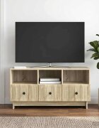 vidaXL ТВ шкаф Дъб сонома 102 x 345 x 50 см Инженерна дървесина
