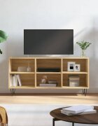 vidaXL ТВ шкаф дъб сонома 1035x30x50 см инженерно дърво