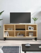 vidaXL ТВ шкаф дъб сонома 1035x30x50 см инженерно дърво