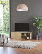 vidaXL ТВ шкаф дъб сонома 120x34x37 см инженерно дърво
