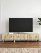 vidaXL ТВ шкаф Дъб сонома 147 x 345 x 30 см Инженерна дървесина