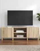 vidaXL ТВ шкаф Дъб сонома 150 x 31 x 50 см Инженерна дървесина
