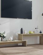 vidaXL ТВ шкаф дъб сонома 180x30x43 см инженерно дърво