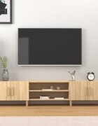 vidaXL ТВ шкаф дъб сонома 180x315x40 см инженерно дърво