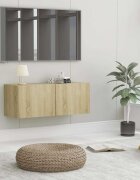 vidaXL ТВ шкаф дъб сонома 80x30x30 см инженерно дърво