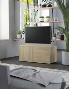 vidaXL ТВ шкаф дъб сонома 80x34x36 см инженерно дърво