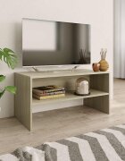 vidaXL ТВ шкаф дъб сонома 80x40x40 см инженерно дърво