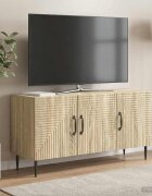 vidaXL ТВ шкаф Дъб сонома 99 x 345 x 50 см Инженерна дървесина