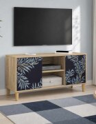 vidaXL ТВ шкаф DOKKUM 102 x 33 x 50 см Сонома Инженерна дървесина