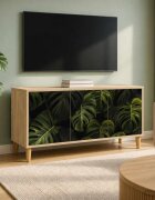 vidaXL ТВ шкаф ELBURG 102 x 33 x 50 см Сонома Инженерна дървесина