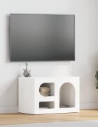 vidaXL ТВ шкаф ELST 60 x 35 x 40 см Бяло Инженерна дървесина