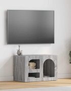 vidaXL ТВ шкаф ELST 60 x 35 x 40 см Сив Сонома Инженерна дървесина