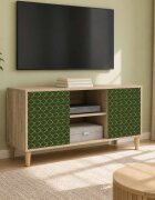 vidaXL ТВ шкаф GELEEN 102 x 33 x 50 см Сонома Инженерна дървесина