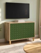 vidaXL ТВ шкаф GELEEN 69 x 33 x 50 см Сонома Инженерна дървесина