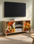 vidaXL ТВ шкаф GENNEP 102 x 33 x 50 см Сонома Инженерна дървесина