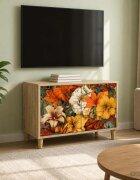 vidaXL ТВ шкаф GENNEP 69 x 33 x 50 см Сонома Инженерна дървесина