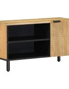 vidaXL TV шкаф кафяв 80x315x46 cm масивна дървесина манго