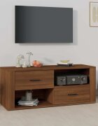 vidaXL ТВ шкаф кафяв дъб 100x35x40 см инженерно дърво