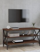 vidaXL ТВ шкаф кафяв дъб 100x40x50 см инженерно дърво