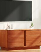 vidaXL ТВ шкаф Кафяво с восъчно покритие 80 x 35 x 405 см