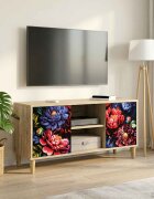 vidaXL ТВ шкаф KIEL 102 x 33 x 50 см Сонома Инженерна дървесина